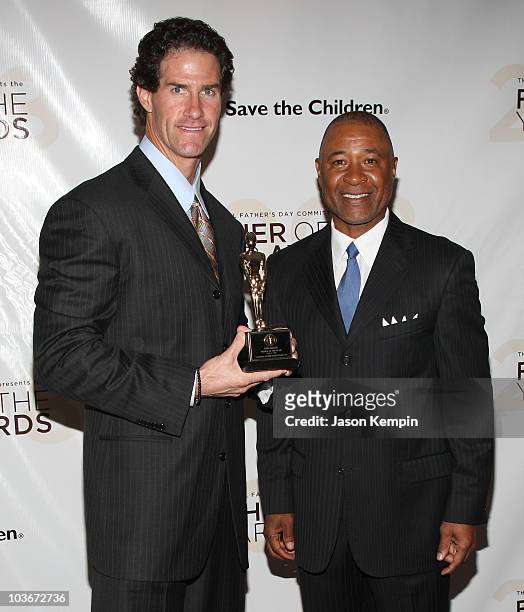 Paul O'Neil, former New York Yankee and Ozzie Smith, member of Baseball's Hall of Fame attend the 67th Annual National Father's Day Council's Father...