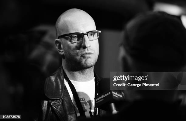 Director Steven Soderbergh attends a screening of "Sex, Lies and Videotape" during the 2009 Sundance Film Festival at the Egyptian Theatre on January...