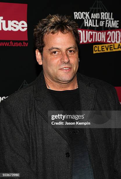 Steve Thomas attends the 24th Annual Rock and Roll Hall of Fame Induction Ceremony at Public Hall on April 4, 2009 in Cleveland, Ohio.