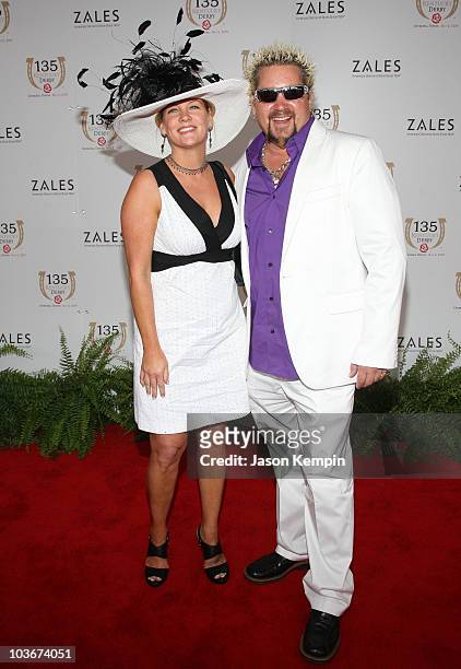 Lori Fieri and Guy Fieri attend the 135th Kentucky Derby at Churchill Downs on May 2, 2009 in Louisville, Kentucky.