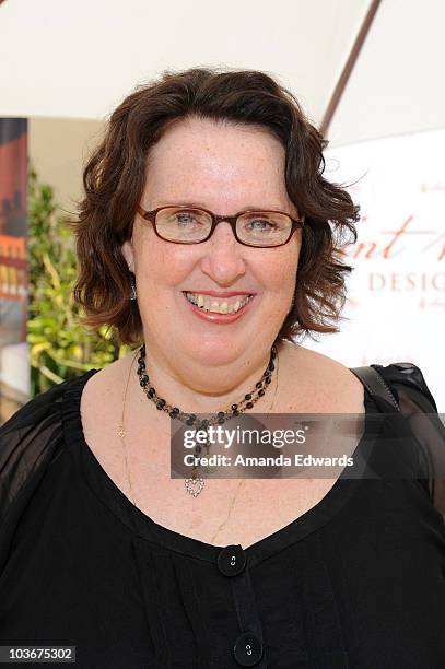 Actress Phyllis Smith attends the Kari Feinstein Primetime Emmy Awards Style Lounge Day 2 held at Montage Beverly Hills hotel on August 26, 2010 in...