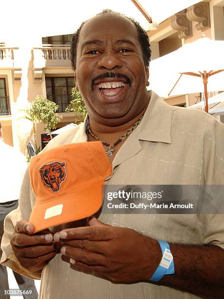 Actor Leslie David Baker poses at Retro Sport booth during Kari Feinstein Primetime Emmy Awards Style Lounge Day 2 held at Montage Beverly Hills...