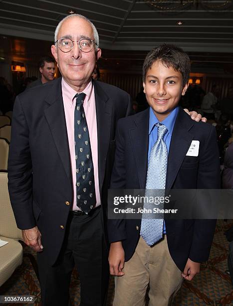Actor Ben Stein and Marcelo Hoynowski attend the International Fund for Animal Welfare Animal Action Awards at Shutters on October 4, 2007 in Santa...