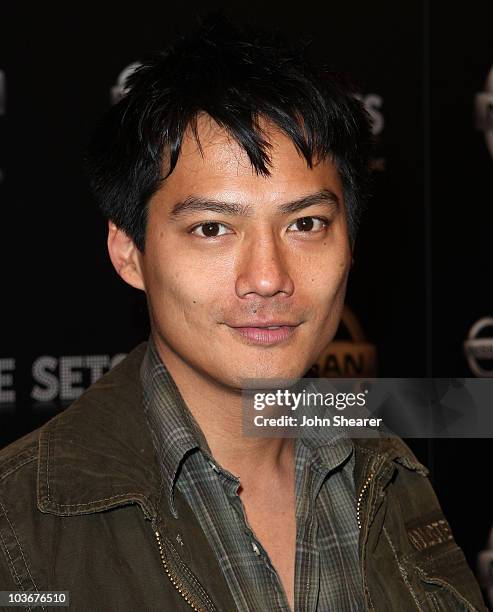Archie Rao Actor Archie Kao arrives at the Nissan Live Sets on Yahoo! Music ...