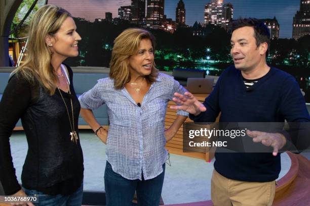 ?Tonight Show? host Jimmy Fallon is took his late night show on the road ? to Central Park! TODAY?s Savannah Guthrie and Hoda Kotb joined Fallon for...