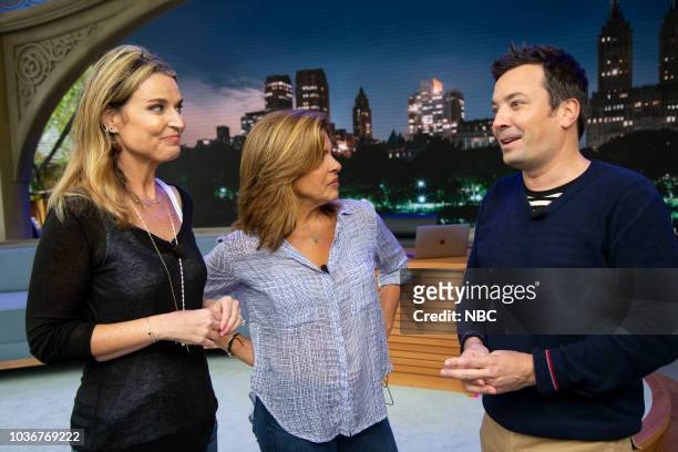 ?Tonight Show? host Jimmy Fallon is took his late night show on the road ? to Central Park! TODAY?s Savannah Guthrie and Hoda Kotb joined Fallon for...