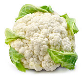Raw cauliflower, whole vegetable