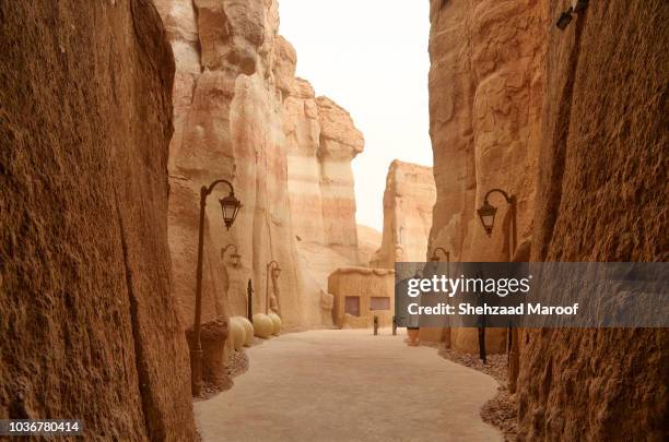 al qarah mountain, saudi arabia - saudi arabia mountain stock pictures, royalty-free photos & images