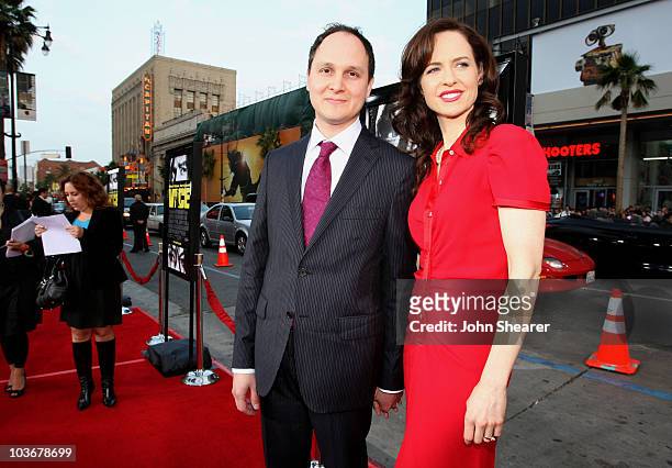 Director Raul Sanchez Inglis and Actress Anna Galvin at the Premiere of "Vice" at Grauman's Chinese Theater on May 7, 2008 in Hollywood, California.