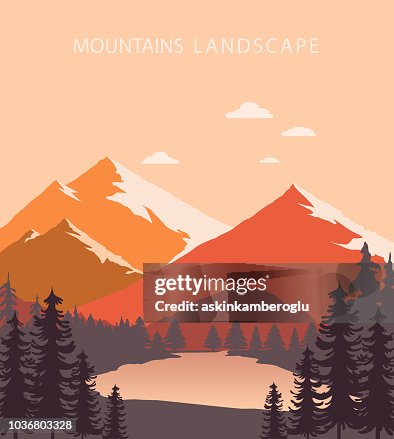 Berge-Landschaft Berge-Landschaft