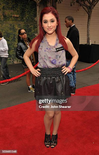 Actress Ariana Grande arrives at Variety's 3rd annual "Power of Youth" event held at Paramount Studios on December 5, 2009 in Los Angeles, California.