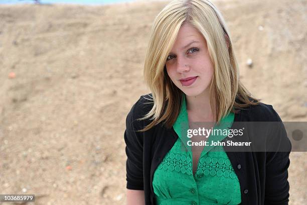 Claire Sloma attends the 'The Myth of the American Sleepover' Photo Call held at the Martini Terraza during the 63rd Annual International Cannes Film...