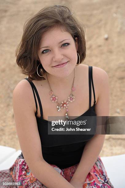 Mary Wardell attends the 'The Myth of the American Sleepover' Photo Call held at the Martini Terraza during the 63rd Annual International Cannes Film...