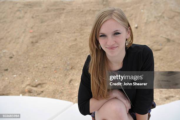 Amanda Bauer attends the 'The Myth of the American Sleepover' Photo Call held at the Martini Terraza during the 63rd Annual International Cannes Film...