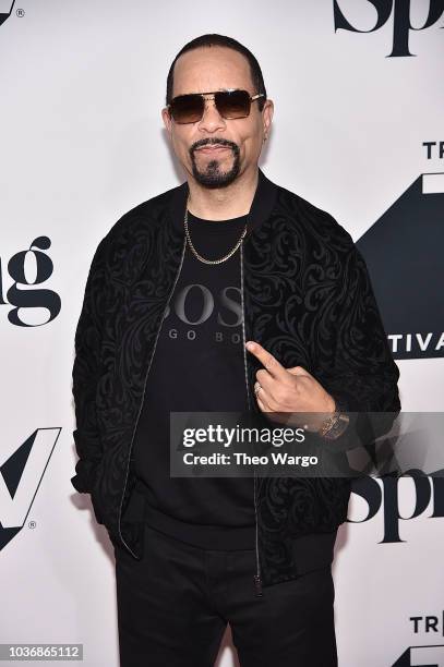 Ice-T attends the "Law & Order: SVU" 20th Anniversary Celebration the 2018 Tribeca TV Festival at Spring Studios on September 20, 2018 in New York...