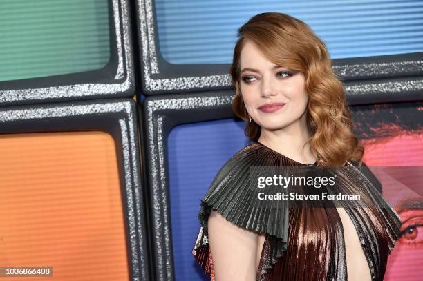 Emma Stone attends "Maniac" Season 1 Premiere at Center 415 on September 20, 2018 in New York City.