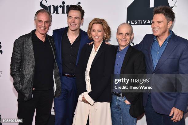 Keith Carradine, Erich Bergen, Téa Leoni, Zeljko Ivanek and Tim Daly attend the "Madame Secretary" Season 5 Premiere at the 2018 Tribeca TV Festival...