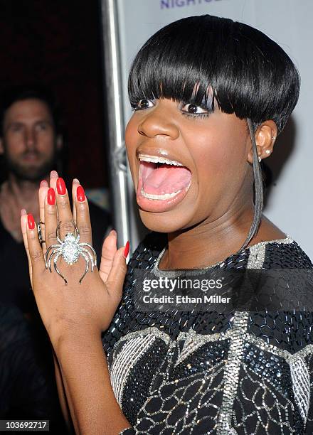 Singer Fantasia Barrino arrives at the official release party for her new album, "Back to Me" at the Rain Nightclub inside the Palms Casino Resort...