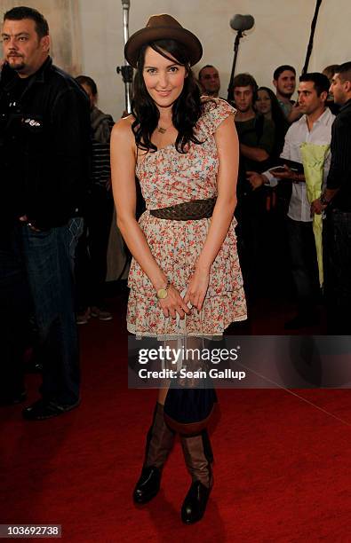 Johanna Klum attends The Dome 55 on August 27, 2010 in Hannover, Germany.