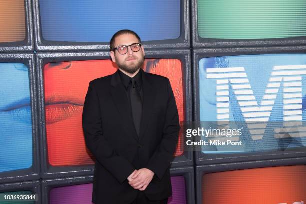 Jonah Hill attends the 'Maniac' season 1 New York premiere at Center 415 on September 20, 2018 in New York City.