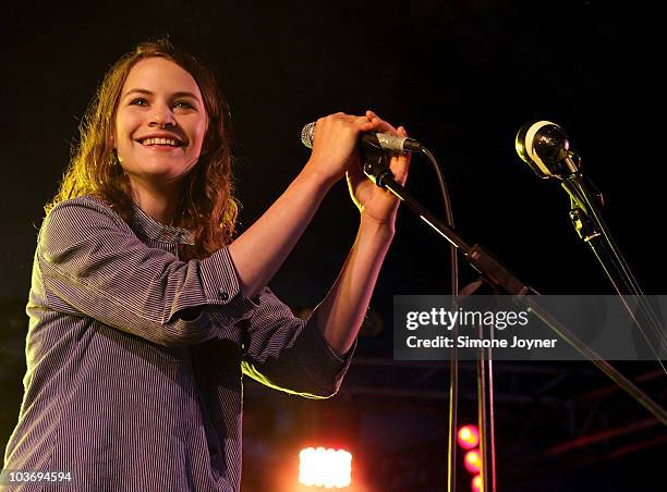 Coco Sumner of I Blame Coco performs live on the Festival Republic stage during day Two of Reading Festival on August 28, 2010 in Reading, England.