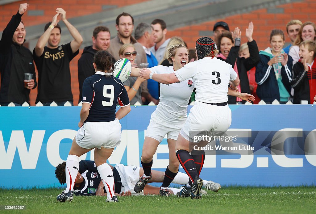 England v USA - IRB Women's Rugby World Cup