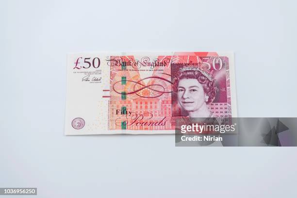 fifty pound note - pound sterling note stock pictures, royalty-free photos & images