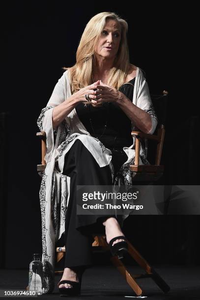 Executive Producer Lori McCreary speaks onstage at the "Madame Secretary" Season 5 Premiere at Spring Studios on September 20, 2018 in New York City.