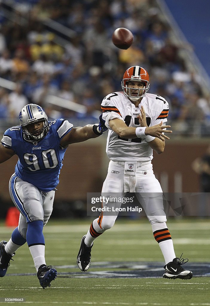 Cleveland Browns v Detroit Lions