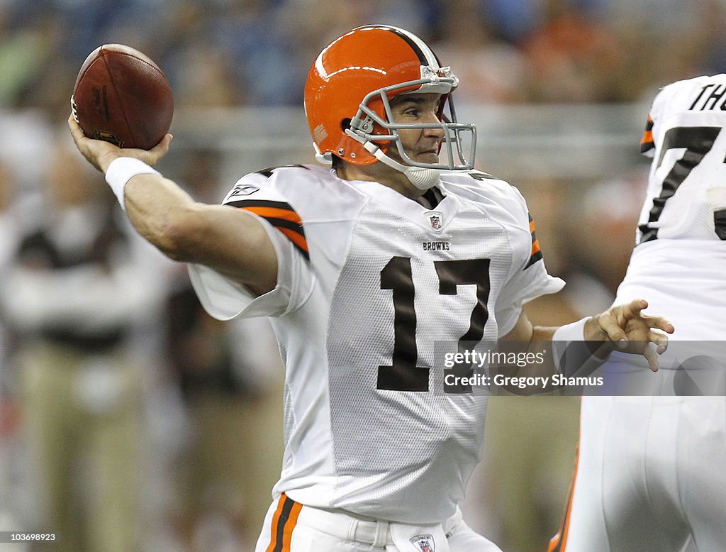 Clevelan Browns v Detroit Lions