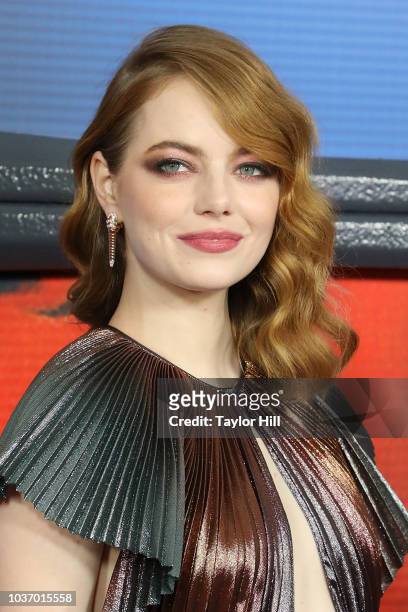Emma Stone attends the Season One premiere of Netflix's "Maniac" at Center 415 on September 20, 2018 in New York City.