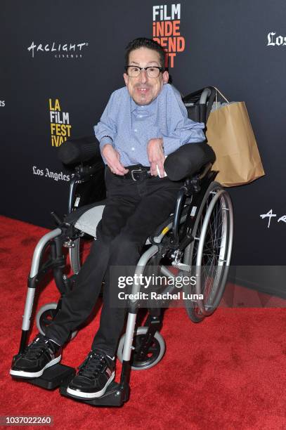 Steven Tingus arrives at the 2018 LA Film Festival opening night premiere of "Echo In The Canyon" at John Anson Ford Amphitheatre on September 20,...