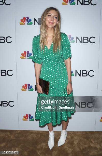 Actress Heidi Gardner attends the party for the casts of NBC's 2018-2019 Season hosted by NBC and The Cinema Society at Four Seasons Restaurant on...