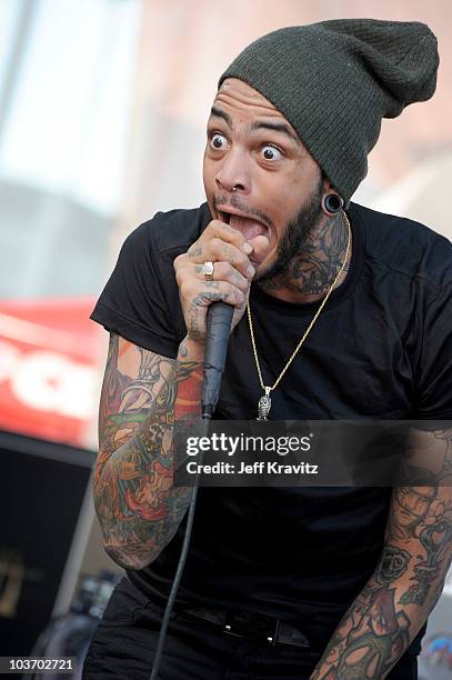 Travie McCoy performs at the 3rd Annual Sunset Strip Music Festival on August 28, 2010 in West Hollywood, California.