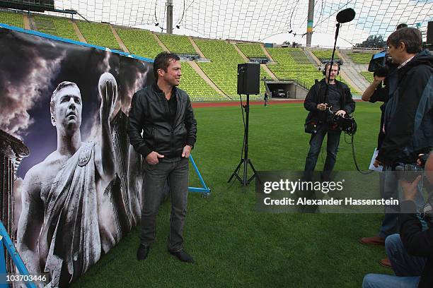 Lothar Matthaeus poses during the launch of the Day of Legends at the Olympic Stadium on August 29, 2010 in Munich, Germany. Five extreme sports...