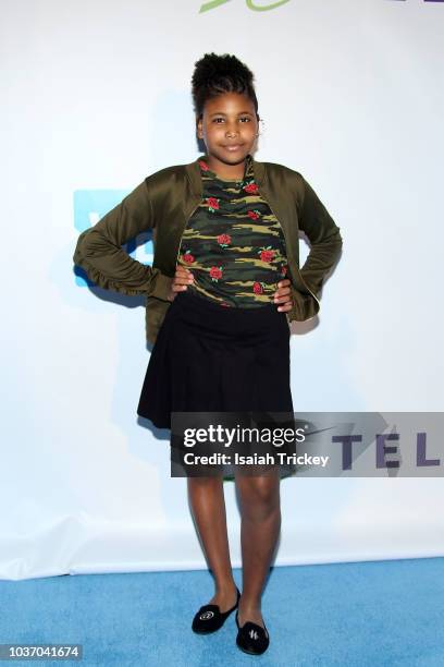 Nasir Andrews arrives at WE Day Toronto on the WE Carpet at Scotiabank Arena on September 20, 2018 in Toronto, Canada.
