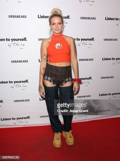 Tove Lo attends Urbanears Presents "Listen To Yourself" By Tove Lo - Los Angeles at La Cita on September 20, 2018 in Los Angeles, California.