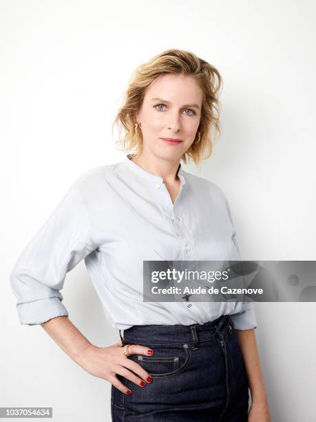 Actress Karin Viard is photographed for Self Assignment, on May, 2018 in Cannes, France. . .