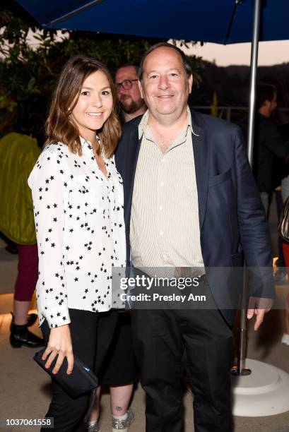 Kate Serfoss and Josh Bruckner attend 2018 LA Film Festival - Opening Night Premiere Of "Echo In The Canyon" - Pre-Reception at John Anson Ford...