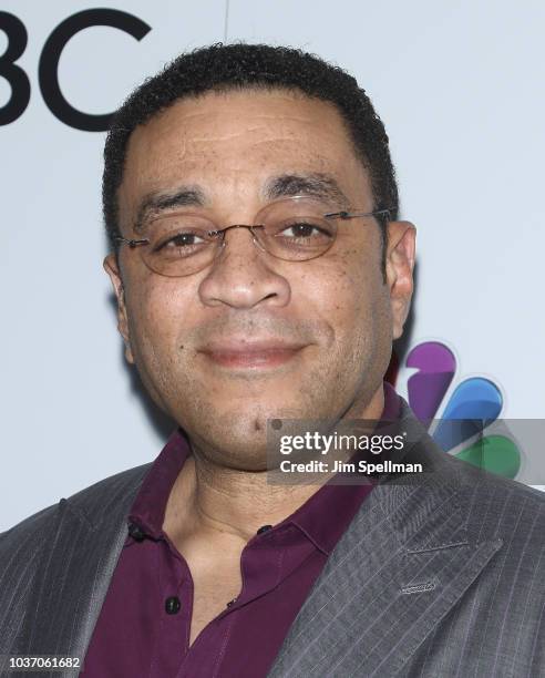 Actor Harry Lennix attends the party for the casts of NBC's 2018-2019 Season hosted by NBC and The Cinema Society at Four Seasons Restaurant on...