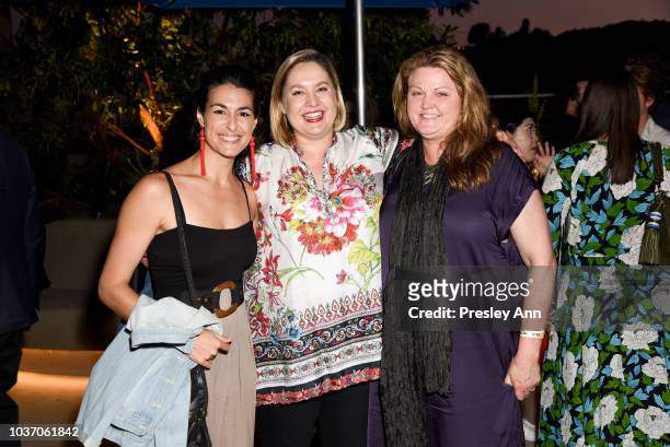 Catherine Power, Monique Keller and Guest attend 2018 LA Film Festival - Opening Night Premiere Of "Echo In The Canyon" - Pre-Reception at John Anson...