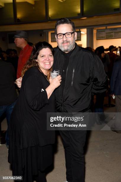 Kristen Stavola and Nico Golfer attend 2018 LA Film Festival - Opening Night Premiere Of "Echo In The Canyon" - Pre-Reception at John Anson Ford...