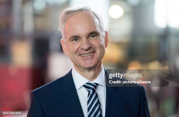 Johannes Teyssen poses as he attends the official inaugural cermony of the 'Amrumbank West' offshore wind park, in Hamburg, Germany, 04 February...