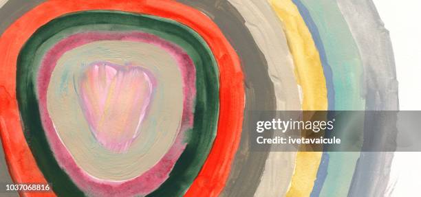 painted mixed media heart background pattern - messy stock illustrations