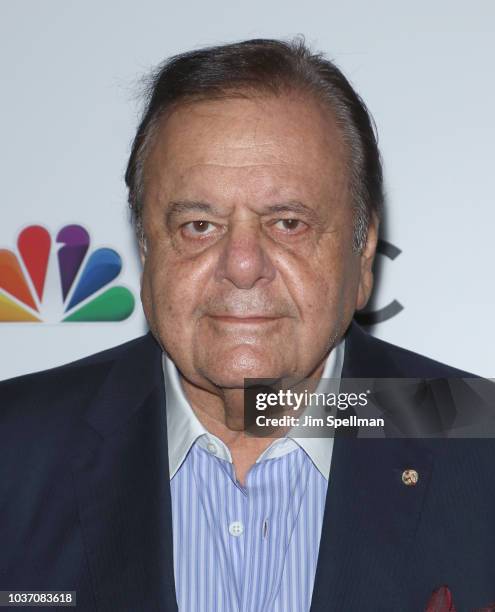 Actor Paul Sorvino attends the party for the casts of NBC's 2018-2019 Season hosted by NBC and The Cinema Society at Four Seasons Restaurant on...