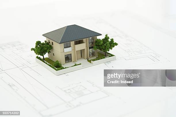 architectural model - architekturmodell stock-fotos und bilder