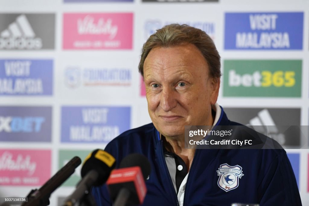 Cardiff City Training and Press Conference