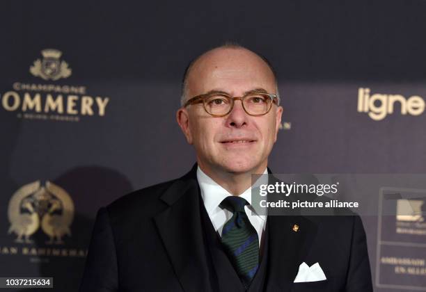 French Prime Minister Bernard Cazeneuve, photographed during the Soiree francaise du cinema at the 67th International Berlin Film Festival in Berlin,...