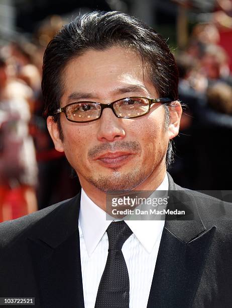 Actor Hiroyuki Sanada attends the 62nd Annual Primetime Emmy Awards at Nokia Theatre Live L.A. On August 29, 2010 in Los Angeles, California.