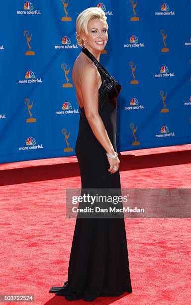 Reality star Kate Gosselin attends the 62nd Annual Primetime Emmy Awards at Nokia Theatre Live L.A. On August 29, 2010 in Los Angeles, California.